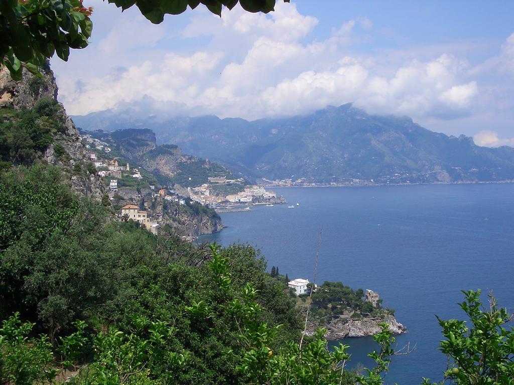 Amalfi 51 Con Vista Mare, Giardino E Terrazze Villa Conca dei Marini Bagian luar foto