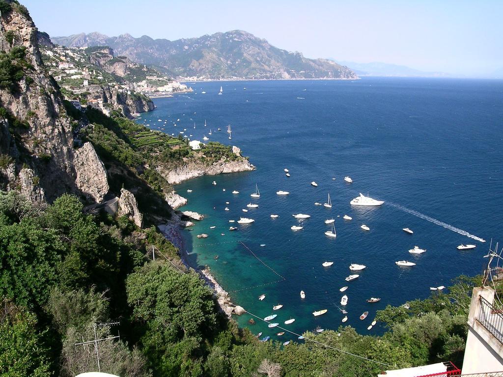 Amalfi 51 Con Vista Mare, Giardino E Terrazze Villa Conca dei Marini Bagian luar foto
